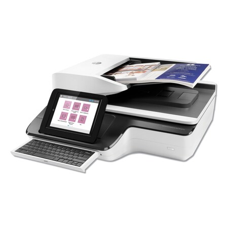 Hp ScanJet Enterprise Flow N9120 fn2 Document Scanner, 600 dpi, 200-Sheet Duplex Auto Document Feeder L2763A#BGJ